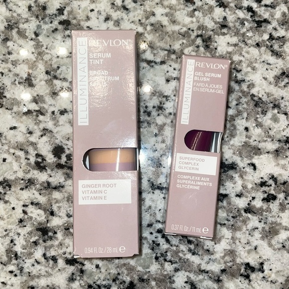 Revlon illuminance bundle - serum tint + gel serum blush - Picture 1 of 6
